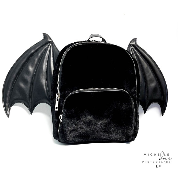 Doom Daze Bat Mini Backpack - Picture 3 of 3